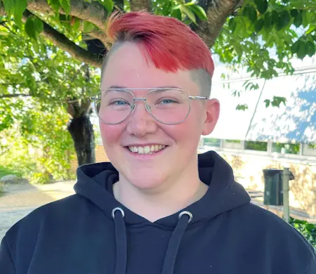 Porträtt av Frida Berglund.